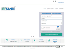 Tablet Screenshot of life-sante.com